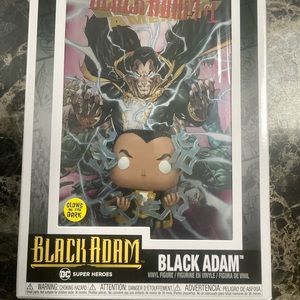 Funko pop black adam cover glow in the dark